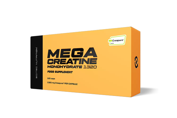 Mega creatine monohydrate 120 cps