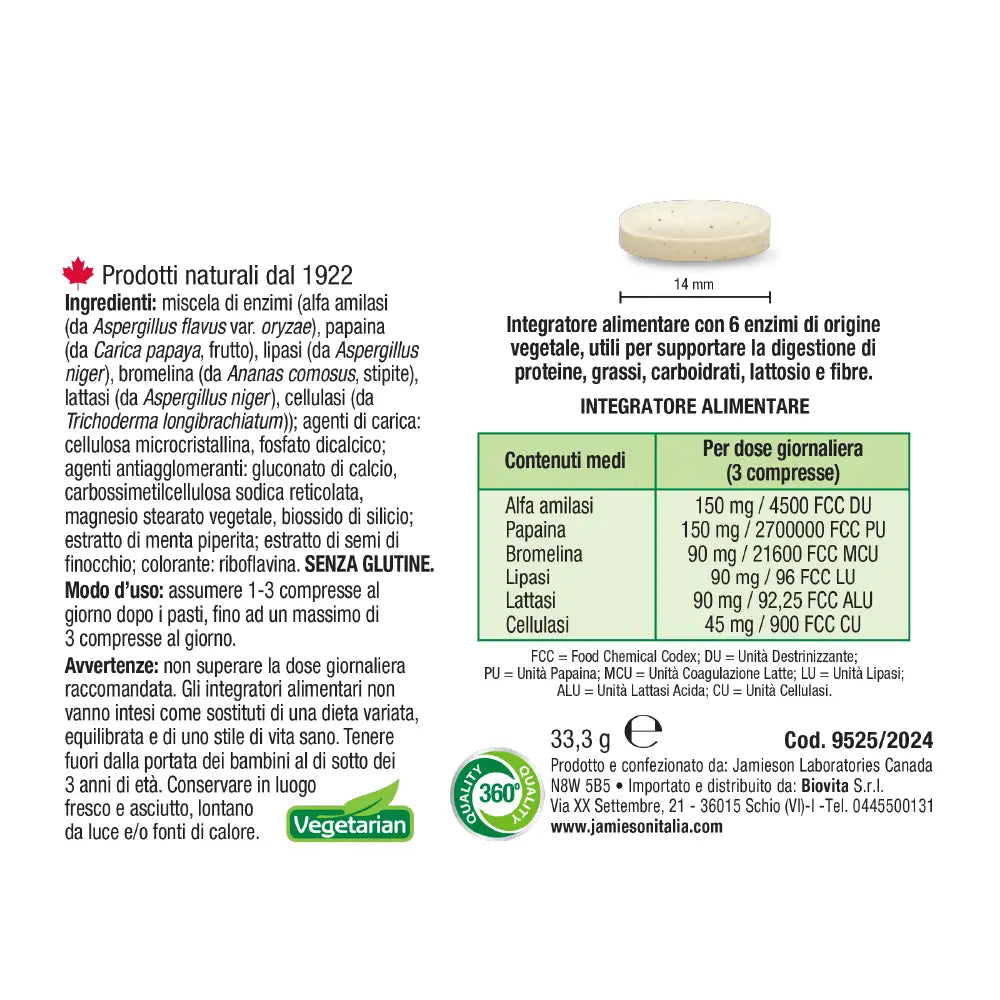 Enzimi digestivi 90cps