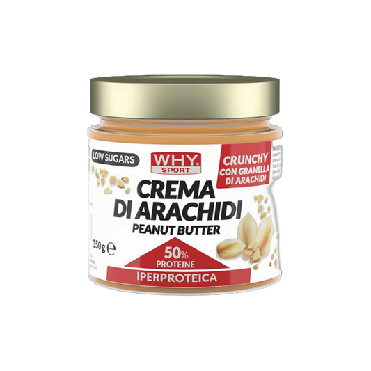 Burro di arachidi IPERPROTEICO crunchy 350g