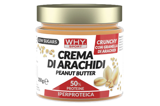 Burro di arachidi IPERPROTEICO crunchy 350g