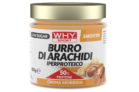 Burro di arachidi IPERPROTEICO smooth 350g