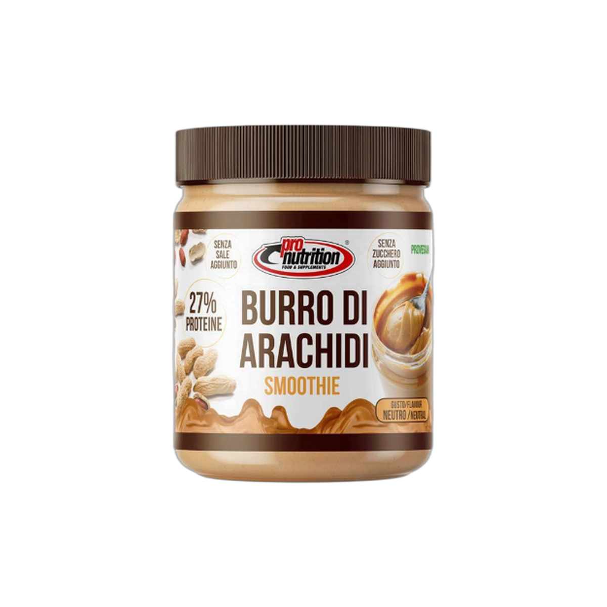 Burro d'arachidi crunchy 500 gr