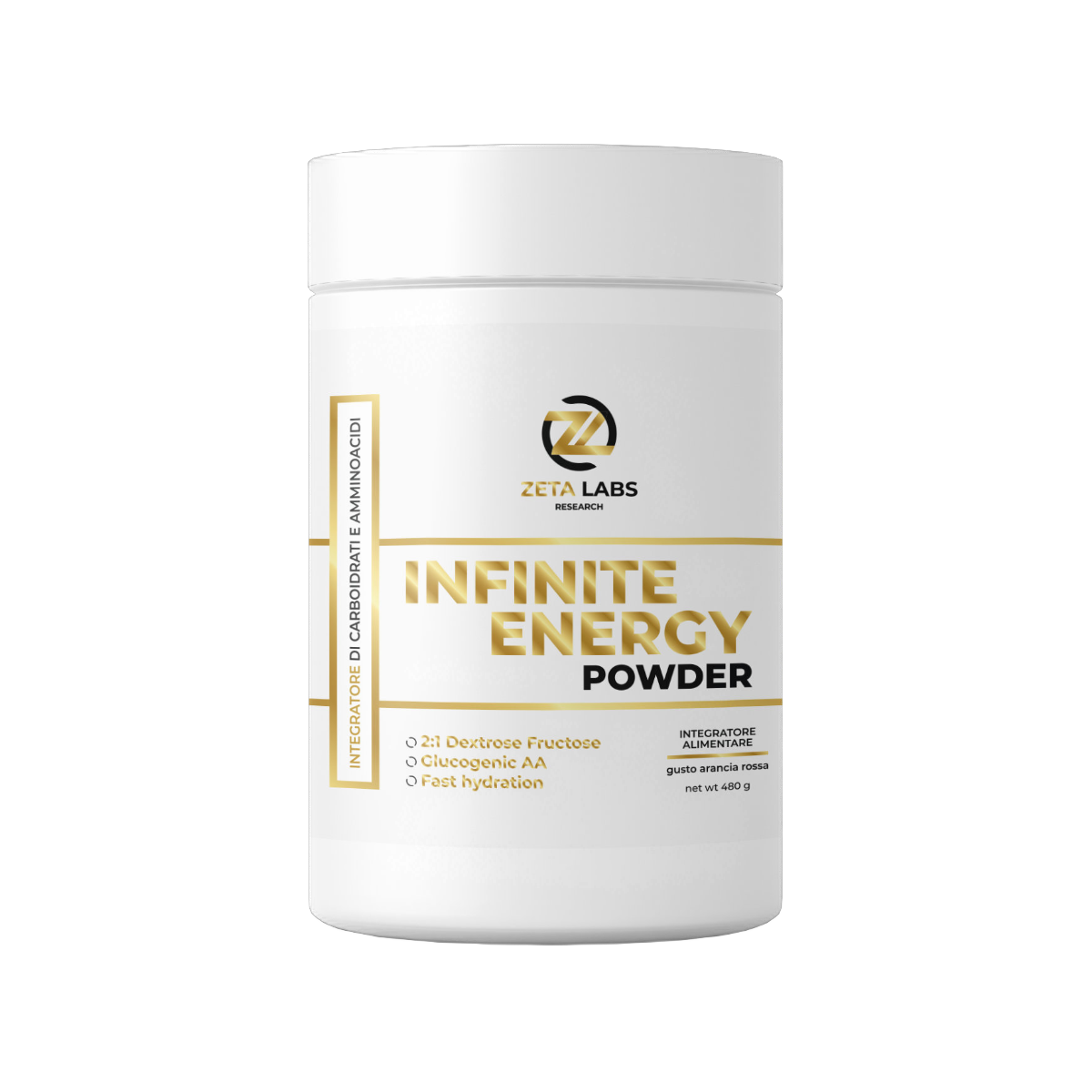 Infinite Energy 480g arancia rossa