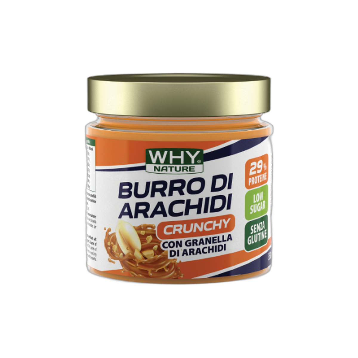 Burro di arachidi crunchy gr 350
