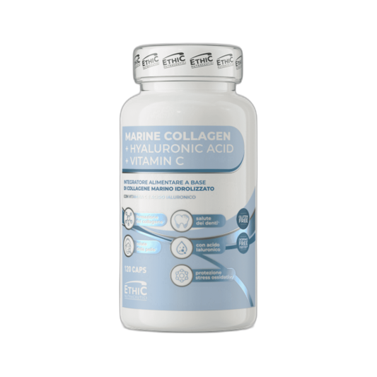 Marine Collagene + Hyaluronic Acid + Vitamina C 120 cps